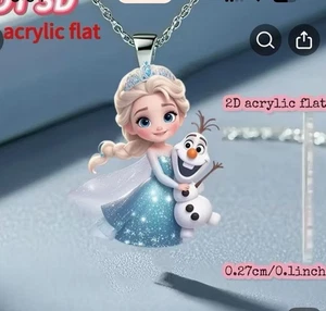 Eiskönigin Prinzessin Elsa & Olaf 10 Halsketten mit dünner Folie überzogen bitte entfernen - Bild 1 von 6