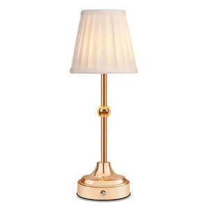 Portable LED Table Lamp, 3-Levels Brightness Metal Desk Light, 3 Color Touch ... - Picture 1 of 6