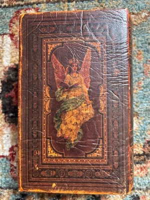 Faux Book Storage Box Angel - Image 1 of 4