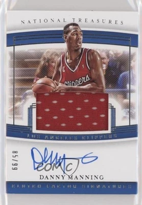 Panini National Treasures Clutch Factor Signatures 2019/99 Danny Manning automático Foto 1 de 2