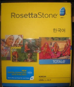 Rosetta Stone koreański poziom 1, 2 i 3 płyty CD, nowy zestaw słuchawkowy - Zdjęcie 1 z 2