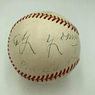 Cy Young Single Signed American League Baseball PSA DNA & JSA COA - Image 1 of 4