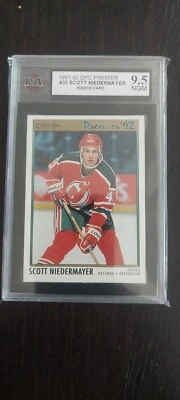 KSA 9.5 Scott Niedermayer 1991-92 OPC Premier NHL #35 Tarjeta de novato calificada Foto 1 de 2