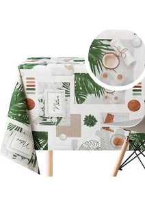 Dunkelwisch saubere Tischdecke mit Tafel Coffee Shop Kreidemuster - rechteckig - Bild 1 von 8