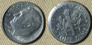 Error : 1975P Dime Broadstruck IREC2082 - Picture 1 of 1