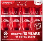 Colgate Optic White Renewal Toothpaste 4-Pack 4.3oz Tubes Exp 7/2023 10x Whiter