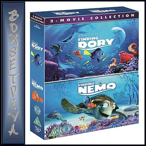 FINDING DORY AND FINDING NEMO - 2 FILM COLLECTION **BRAND NEW DVD BOXSET* - Picture 1 of 2