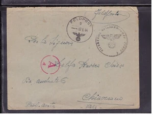 Busta WW2 Feldpost 24695C 2-6-1944 per Italia WZ1092 - Bild 1 von 1