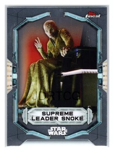 Star Wars Topps Finest #85 Supreme Leader Snoke 2022 - Imagen 1 de 2