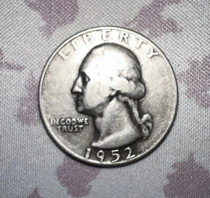 1952 S Mint Mark Silver Quarter - Picture 1 of 2