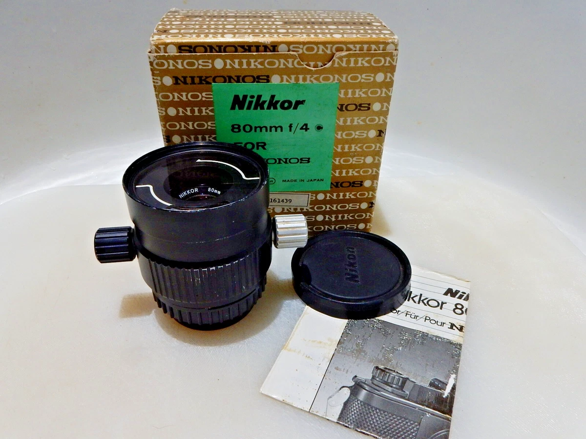 Nikon UW-NIKKOR 80mm F4 カメラ レンズ #10827 Nikon NIKKOR 80mm