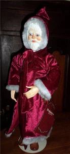 Santa Claus Jolly Old St. Nicholas por Faith Wick pintado a mano Enesco Santa 1984 - Imagen 1 de 1