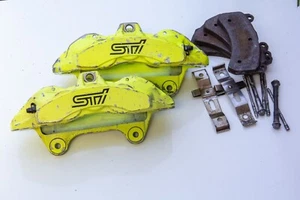 Subaru WRX STI 50th Anniversary Edition Front 6pot Brembo Brake Calipers VAB JDM - Picture 1 of 9