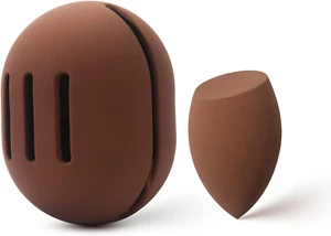 Beauty Sponge with Case, Non-Latex Makeup Blender with Holder of Premium Silicon - Picture 1 of 12