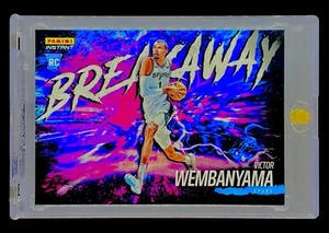 VICTOR WEMBANYAMA RARE COLOR BLAST ROOKIE SP Insert /4085 Purple Blue - SPURS - Picture 1 of 9