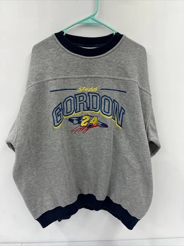 Vintage XL Jeff Gordon Chase Authentics NASCAR Racing Crewneck Sweatshirt Cover