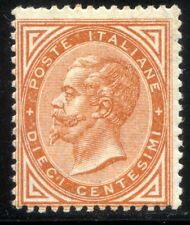 Regno d'Italia 1863 n. T17 - 10 c. giallo ocra - tiratura di Torino ** (m3226)