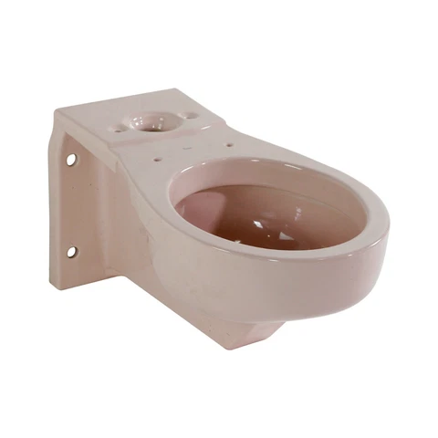 Vintage Pale Pink Rheem Ceramic Wall Hung Bowl Cover