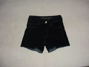 American Eagle Outfitters blaue Jeans abgeschnittene Shorts - Größe 4 - Bild 1 von 2