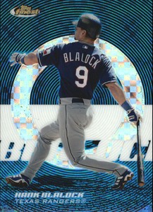 2005 (RANGERS) Finest X-Fractors Blue #2 Hank Blalock /150