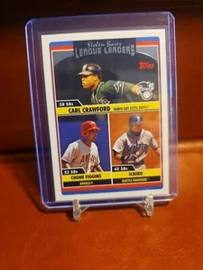 2006 Carl Crawford - Chone Figgins - Ichiro Suzuki Topps #UH205 League Leaders - Picture 1 of 2