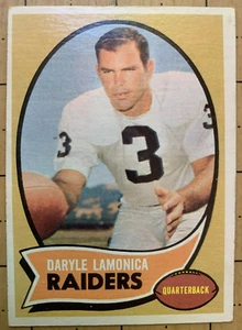 1970 TOPPS FOOTBALL - DARYLE LAMONICA #50 - OAKLAND RAIDERS - Picture 1 of 2
