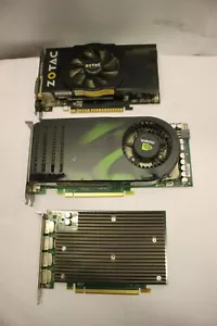 Restposten 3 X Grafikkarte Gemischte Nvidia NVS450 Zotac GTS450 1GB 8800 GTS - Bild 1 von 6