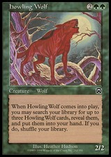 Magic the Gathering MTG Howling Wolf (252) Mercadian Masques   NM