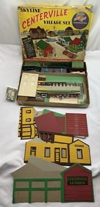 Set villaggio Skyline Centerville vintage modello villaggio sembra inutilizzato SPEDIZIONE GRATUITA - Foto 1 di 7