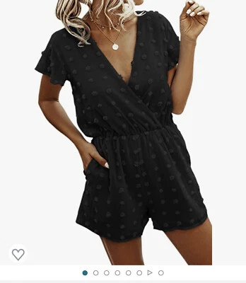 Mameluco mujer negro lunares talla M nunca usado no encajaba” Foto 1 de 4