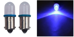 2X BA9S BLUE LED LAMP POSITION LIGHTS car bulb 6000K 12V t4W H6 car - Picture 1 of 1