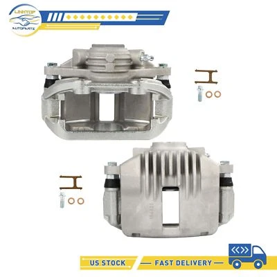 Rear Brake Calipers Pair w/ Bracket For 1994 1995 1996 Chevrolet Impala - Image 1 of 4