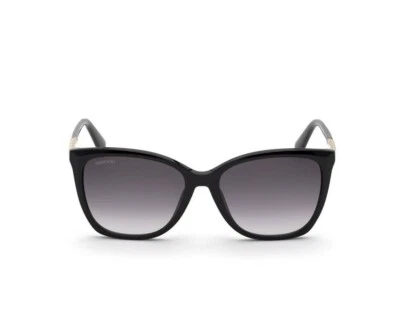 Gafas de sol Swarovski SK310 01B negro ojo de gato marco de plástico 55-16-140 Swarovski Foto 1 de 4