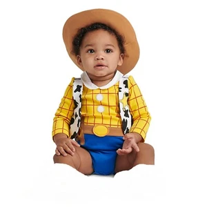 WOODY~Infante~Sheriff~DISFRAZ~BODY+SOMBRERO~Toy Story~NUEVO CON ETIQUETAS~Disney Baby Store-2019 - Imagen 1 de 15