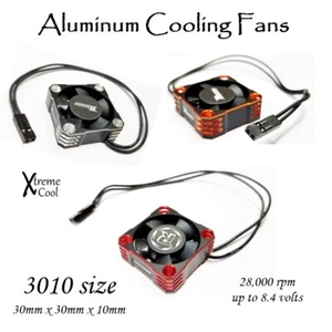 RCP Xtreme Cool 30 x 30 Aluminum Cooling Fans 3010 size 8.4 volts 28000 rpm - Picture 1 of 22
