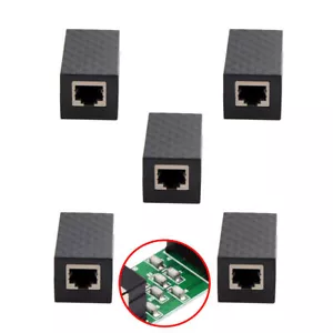 5pcs/lot Lightning Protection RJ45 UTP STP CAT6 CAT5e Female to Female Extender - Picture 1 of 9