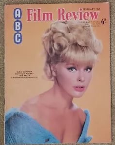 Cover Girl Elke Sommer.Rare Vintage 1964 British Magazine ABC Film Review - Picture 1 of 2