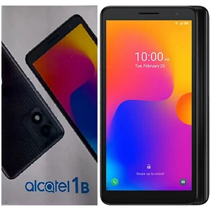 BNIB Alcatel 1B (2022) 4G/LTE Black 32GB + 2GB Dual-SIM Factory Unlocked OEM - Picture 1 of 1