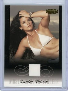 DANICA PATRICK 2012 SPORTS ILLUSTRATED SI SWIMSUIT #DP3 WHITE BIKINI RELIC CARD - Picture 1 of 2