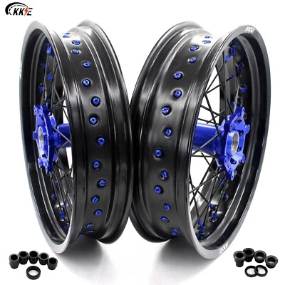 Juego de llantas KKE 17" Supermoto para Yamaha YZ125 YZ250 YZ250F YZ450F 2003-2025 Foto 1 de 4