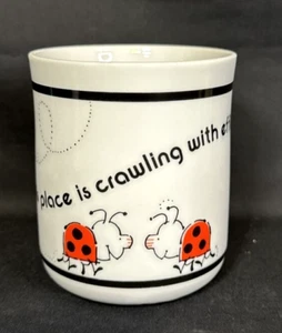 Ladybug Taza de Café Taza "Eficiencia" Gibson Japón Trabajo Oficina Regalo Diversión - Imagen 1 de 7