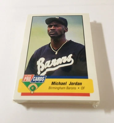 1994 Procards Fleer Michael Jordan Cover Birmingham Barons Rookie Factory Sealed - Image 1 of 4