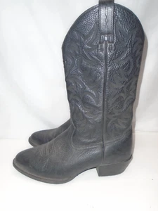 Ariat Style 34770 Mens Heritage Round Toe Cowboy Boots Size 9.5 EE Black - Picture 1 of 14