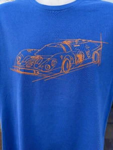 917 team RACING LINE ART T SHIRT STEVE McQUEEN movie RACE - Picture 1 of 3
