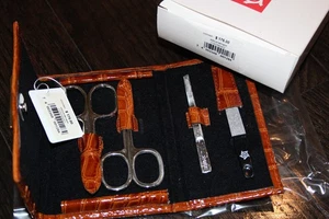 Pfeilring Manicure SET Cognac \ DIAMOND BUCKLE CASE 0192392400 MADE IN GERMANY - Picture 1 of 6