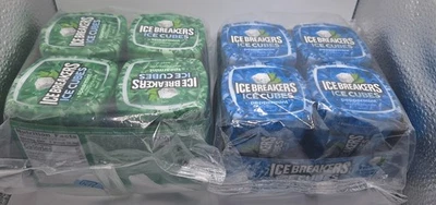 4 cubitos de hielo sin azúcar menta verde y 4 chicles de menta 8-total 40 cada uno Foto 1 de 4