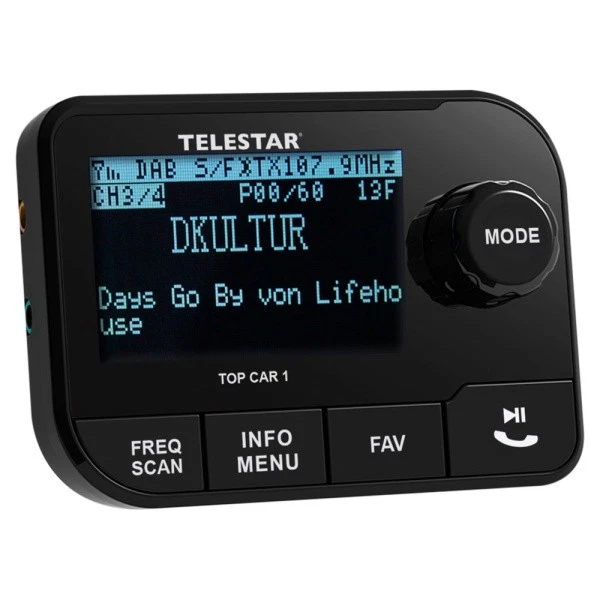 TELESTAR TOP CAR 1 DAB+ KFZ Adapter RDS UKW Autoradio Radio Digitalradio gebrauc - Bild 1 von 1