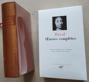 Oeuvres Complètes PASCAL éd Gallimard Bibliothèque de la Pléiade 1995 - Picture 1 of 5