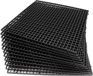 ALEGI 12 piezas acuario pecera divisor plástico huevo L 12 piezas negro, negro - Imagen 1 de 5