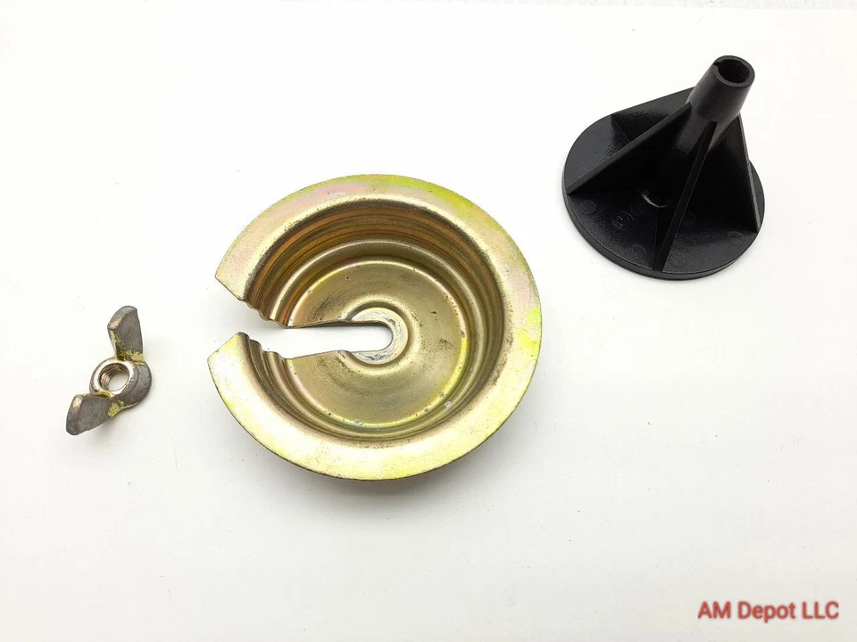 2002 BMW 330ci 325ci 325i 330i E46 Juego de almohadillas de tuerca de mariposa de soporte de amarre de neumático de repuesto  Foto 1 de 4